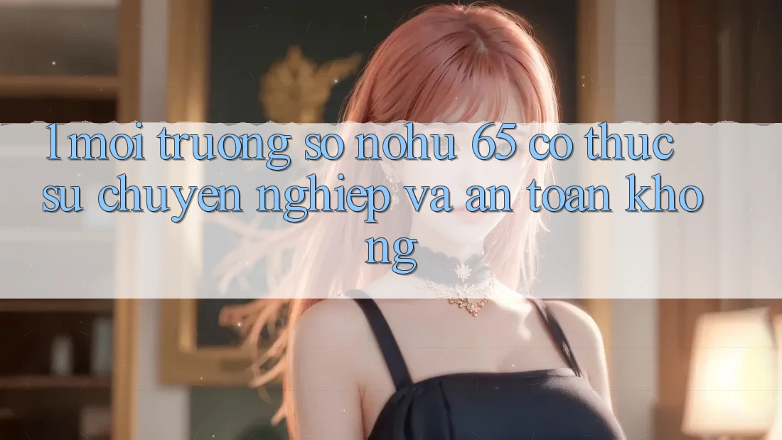1. Môi trường số nohu 65 có thực sự chuyên nghiệp và an toàn không?