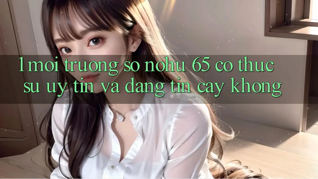 1. Môi trường số nohu 65 có thực sự uy tín và đáng tin cậy không?