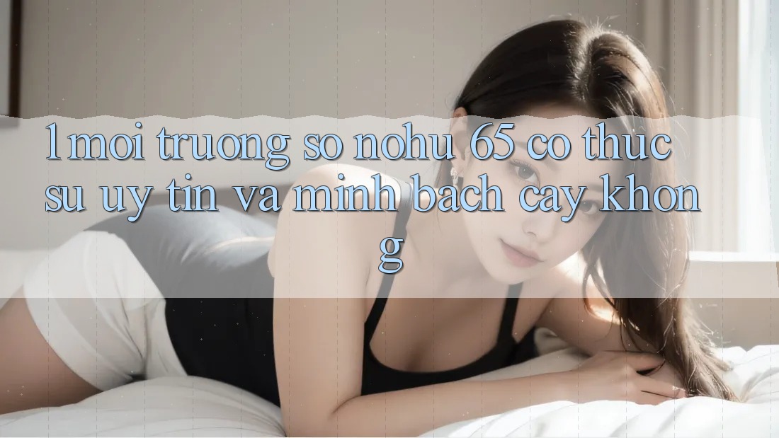1. Môi trường số nohu 65 có thực sự uy tín và minh bạch cậy không?