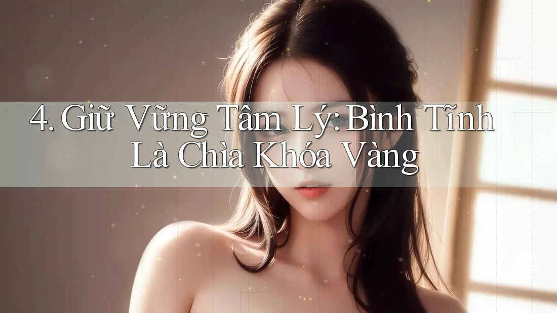 4. Giữ Vững Tâm Lý: Bình Tĩnh Là Chìa Khóa Vàng