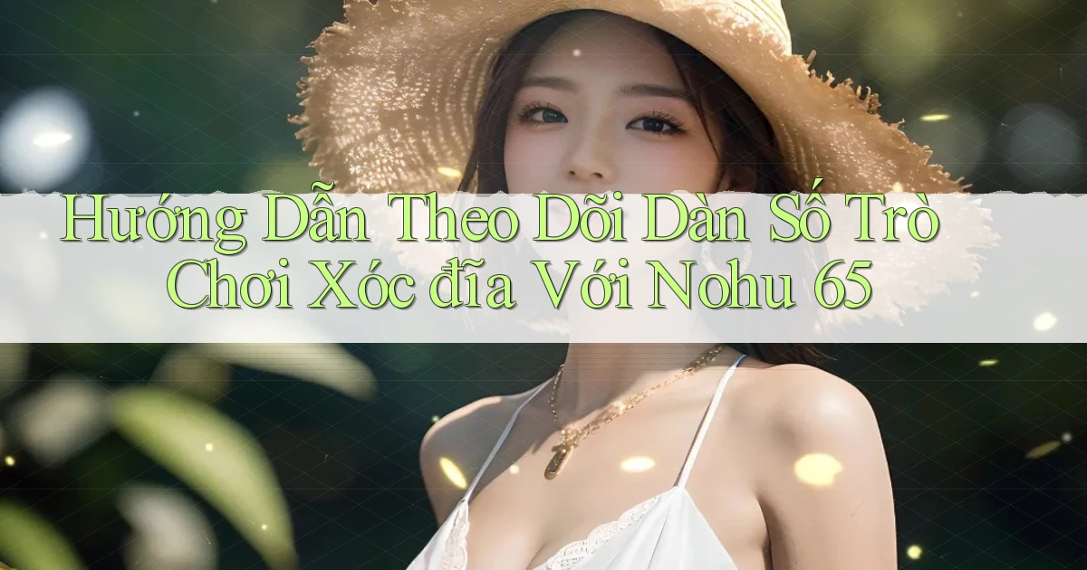 hướng dẫn theo dõi dàn số trò chơi xóc đĩa với nohu 65