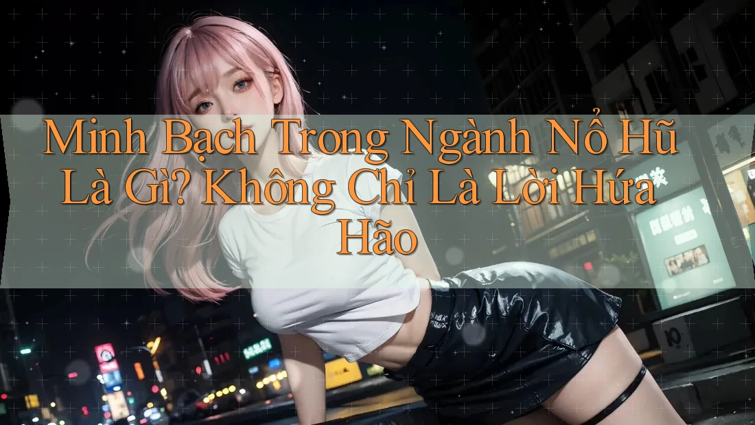 Minh Bạch Trong Ngành Nổ Hũ Là Gì? Không Chỉ Là Lời Hứa Hão