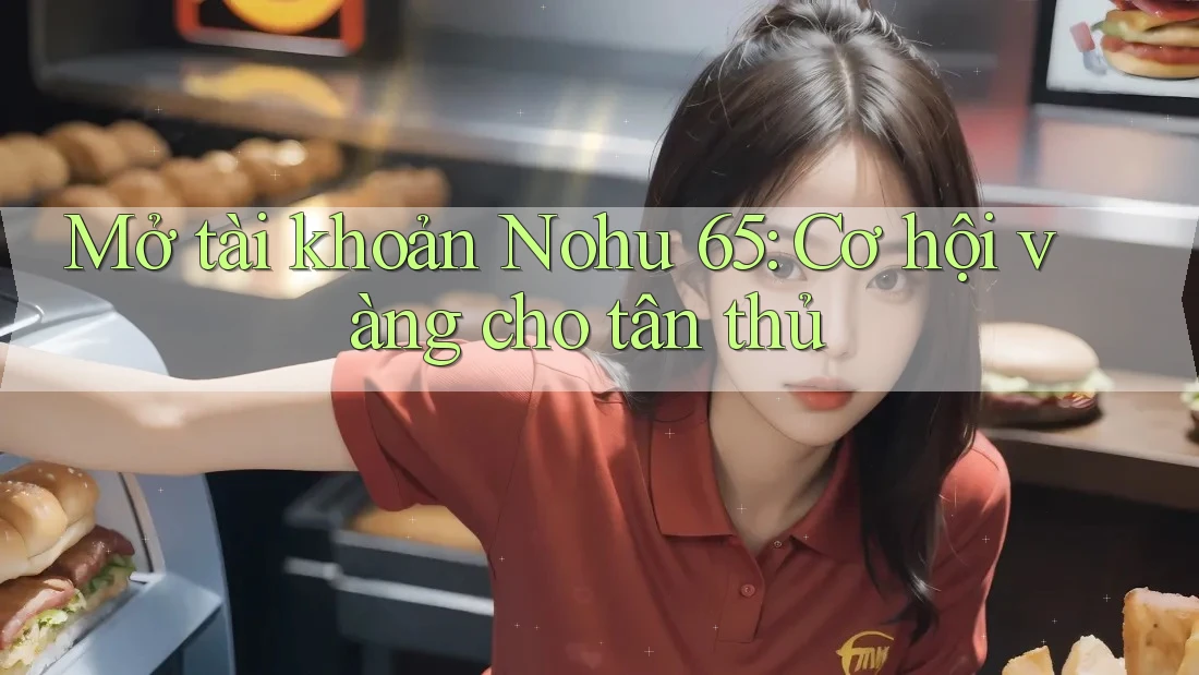 Mở tài khoản Nohu 65: Cơ hội vàng cho tân thủ