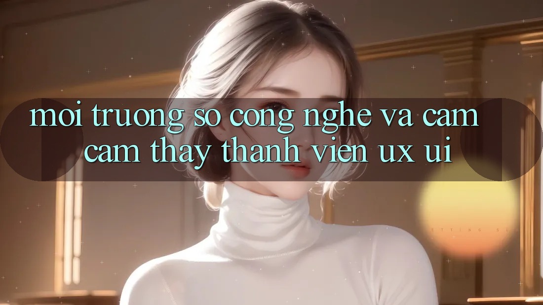 Môi trường số Công Nghệ Và Cảm cảm thấy Thành viên (UX/UI)