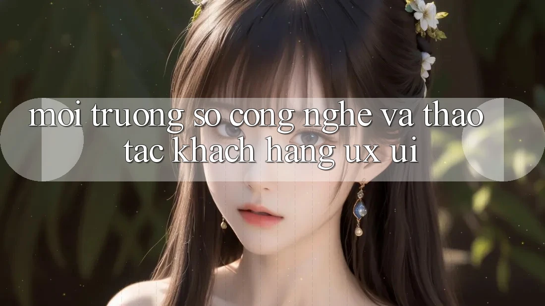 Môi trường số Công Nghệ Và Thao tác Khách hàng (UX/UI)
