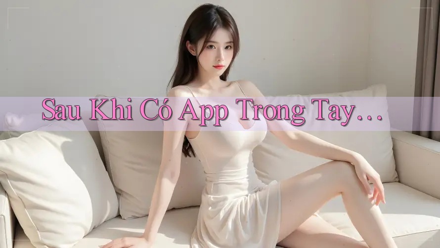 Sau Khi Có App Trong Tay…