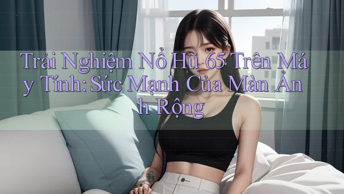 Trải Nghiệm Nổ Hũ 65 Trên Máy Tính: Sức Mạnh Của Màn Ảnh Rộng
